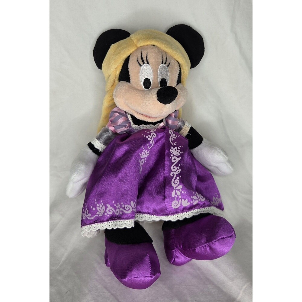 Disney Parks Minnie Mouse as Rapunzel Tangled Princess Plush Stuffed Animal Doll